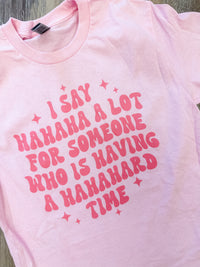 Hahahard Time Graphic Top
