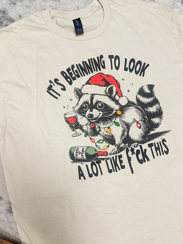 Beginning To Look A Lot Like Graphic Top