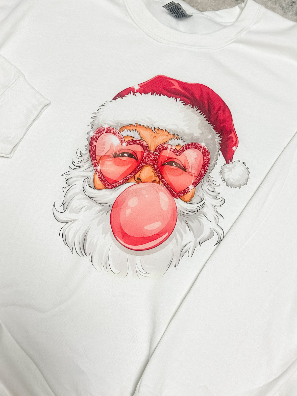 Trendy Santa Graphic Top