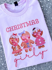 Christmas Girly Graphic Top