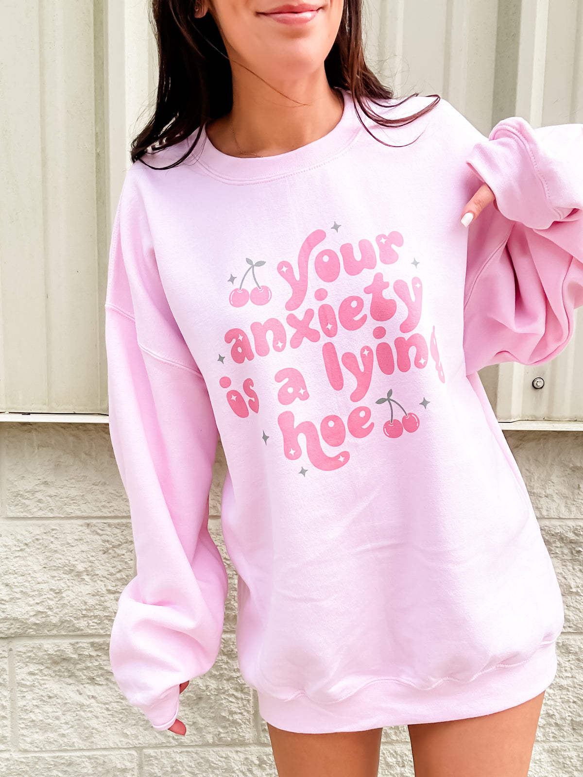 Lying Anxiety Graphic Top