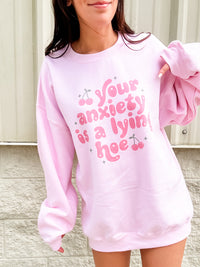 Lying Anxiety Graphic Top