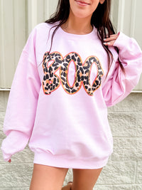 Leopard Boo Graphic Top