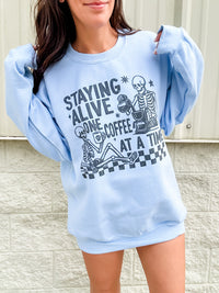 One Coffee At A Time Graphic Pullover