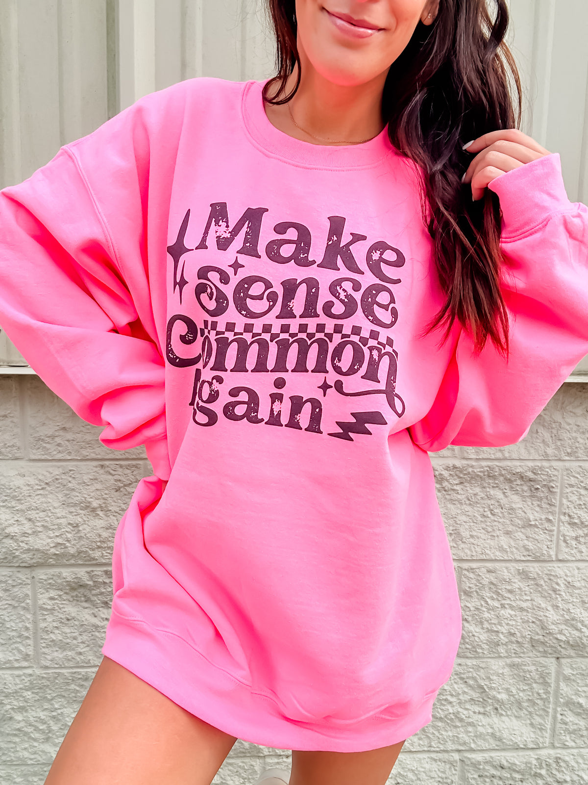 Common Again Graphic Pullover