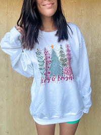 Merry & Bright Trees Graphic Top