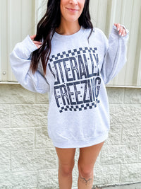 Literally Freezing Graphic Pullover