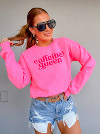 Caffeine Queen Graphic Pullover C.O.C