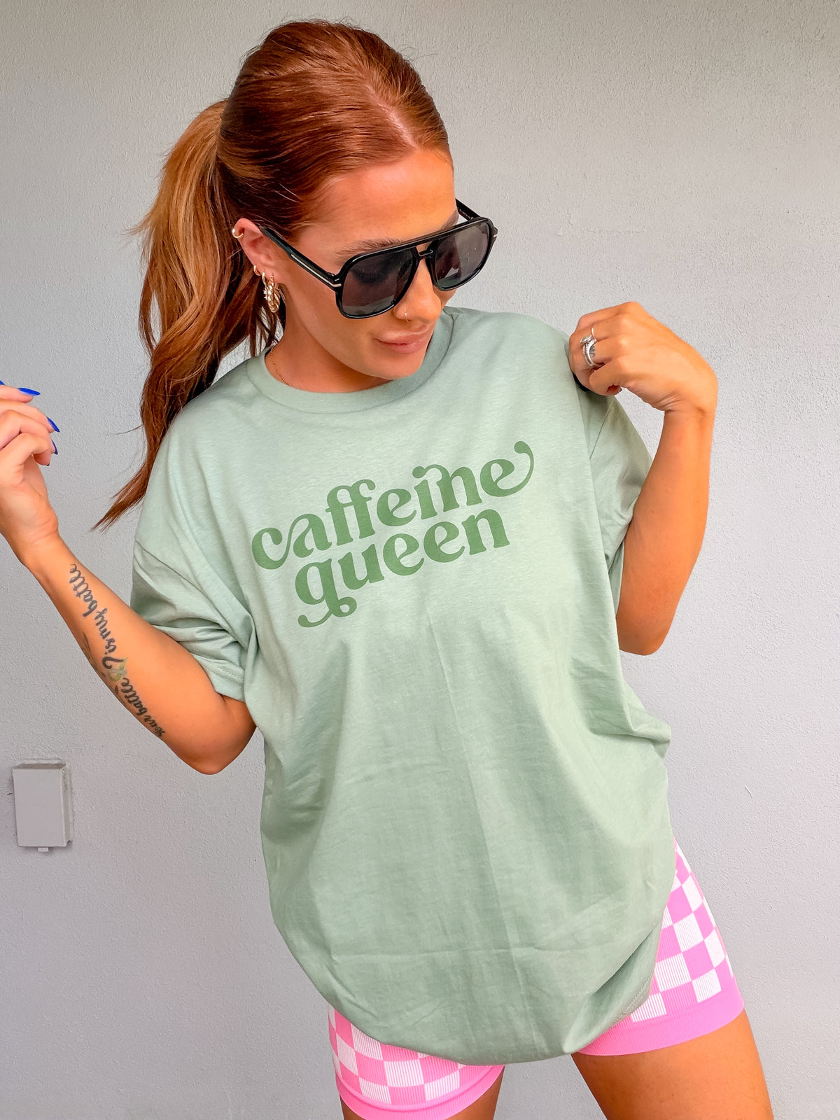 Caffeine Queen Graphic Tee C.O.C