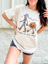 Pumpkin To Talk About Graphic Top