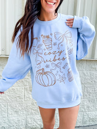 Doodle Cozy Vibes Graphic Top