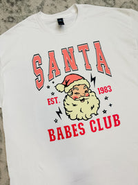 Santa Babes Club Graphic Top