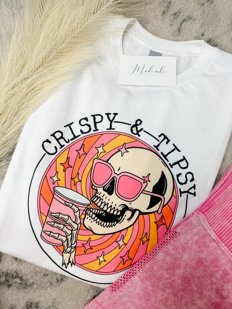 Crispy & Tipsy Graphic Top