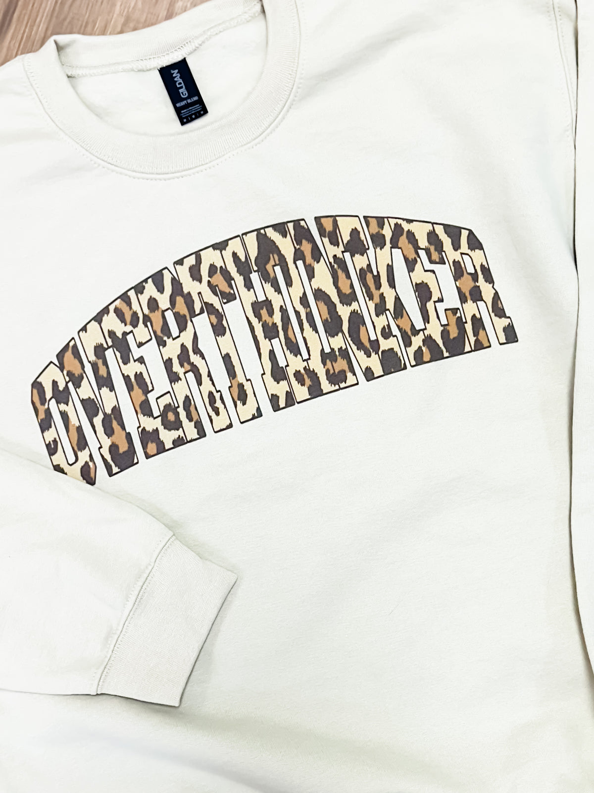 Leopard Overthinker Graphic Top