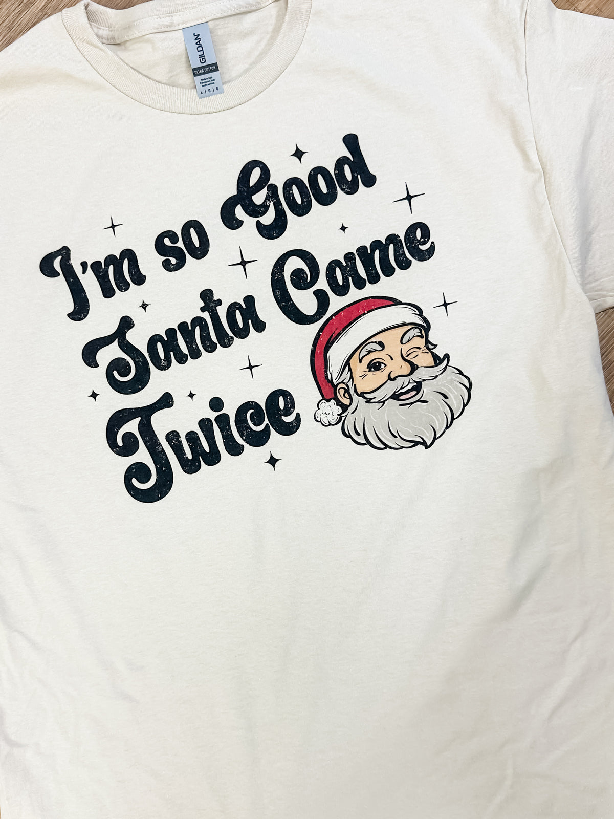 Good Santa Graphic Top
