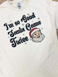 Good Santa Graphic Top