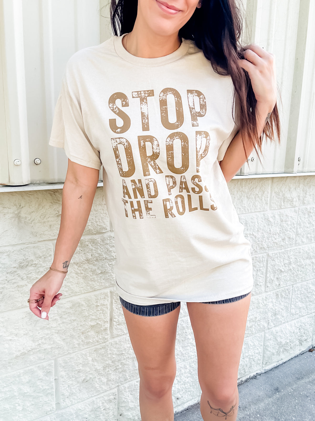 Stop Drop Rolls Graphic Tee C.O.C.