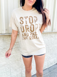 Stop Drop Rolls Graphic Tee C.O.C.