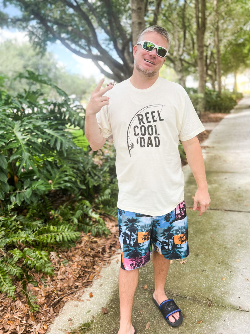 Reel Cool Dad Graphic Tee