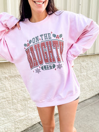 Naughty List Graphic Top