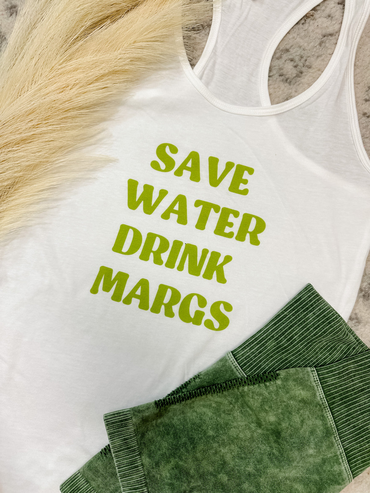 Save Water Graphic Top