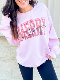 Merry Yarn Graphic Top