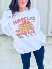 Waffles & Worries Graphic Top