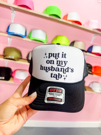 Custom Color Husband's Tab Trucker Hat