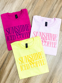 Sunshine Iced Coffee Graphic Tee C.O.C