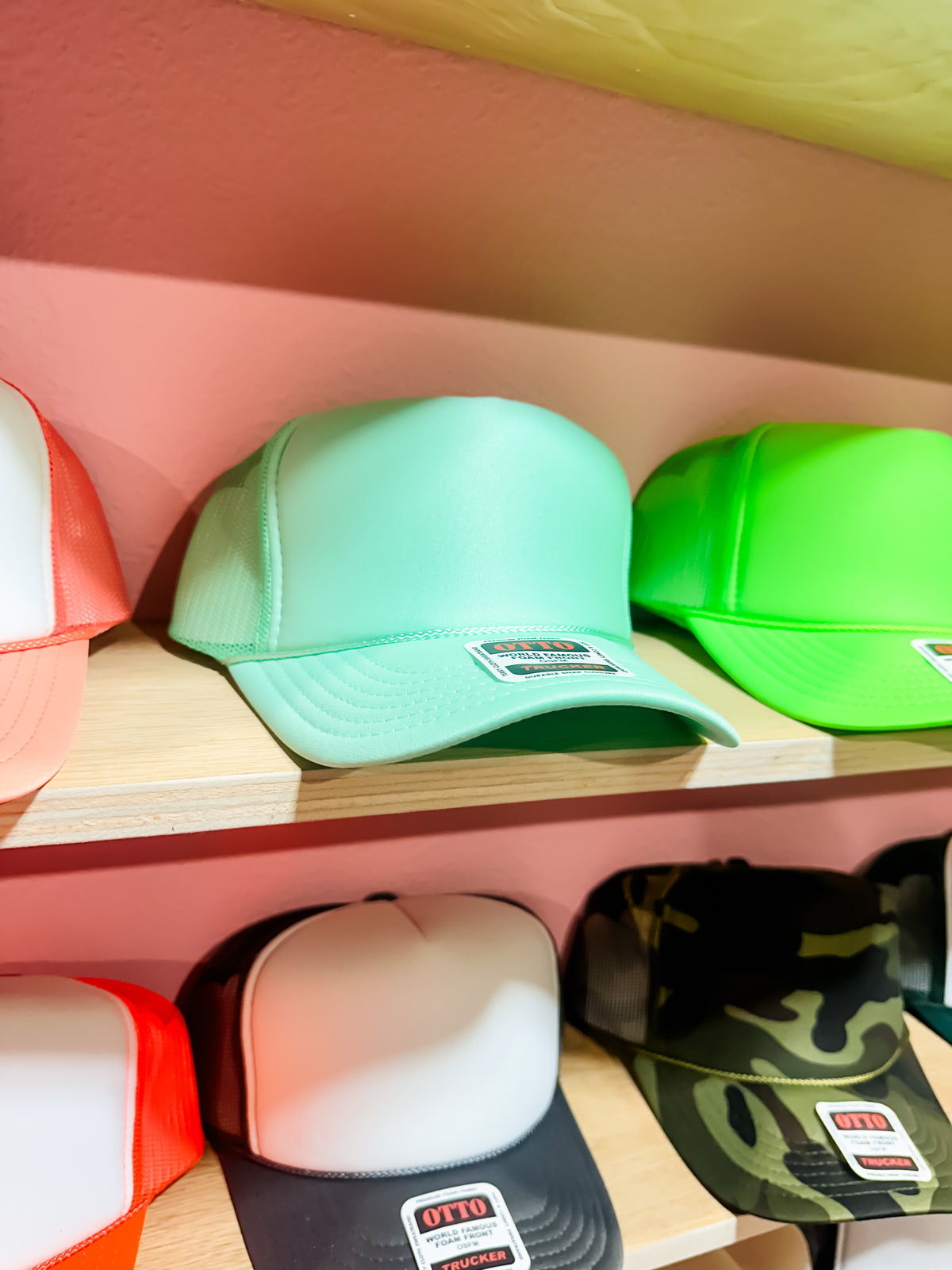 Custom Color IDGAF University Trucker Hat