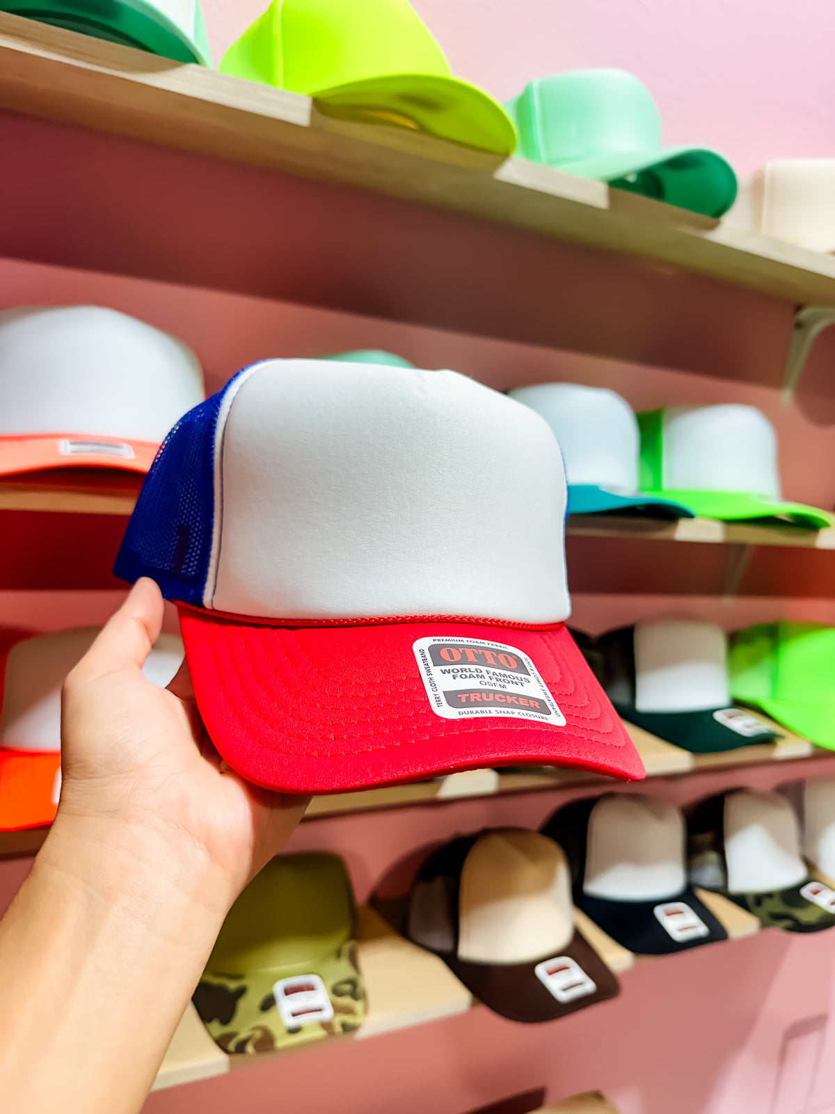 Custom Color IDGAF University Trucker Hat