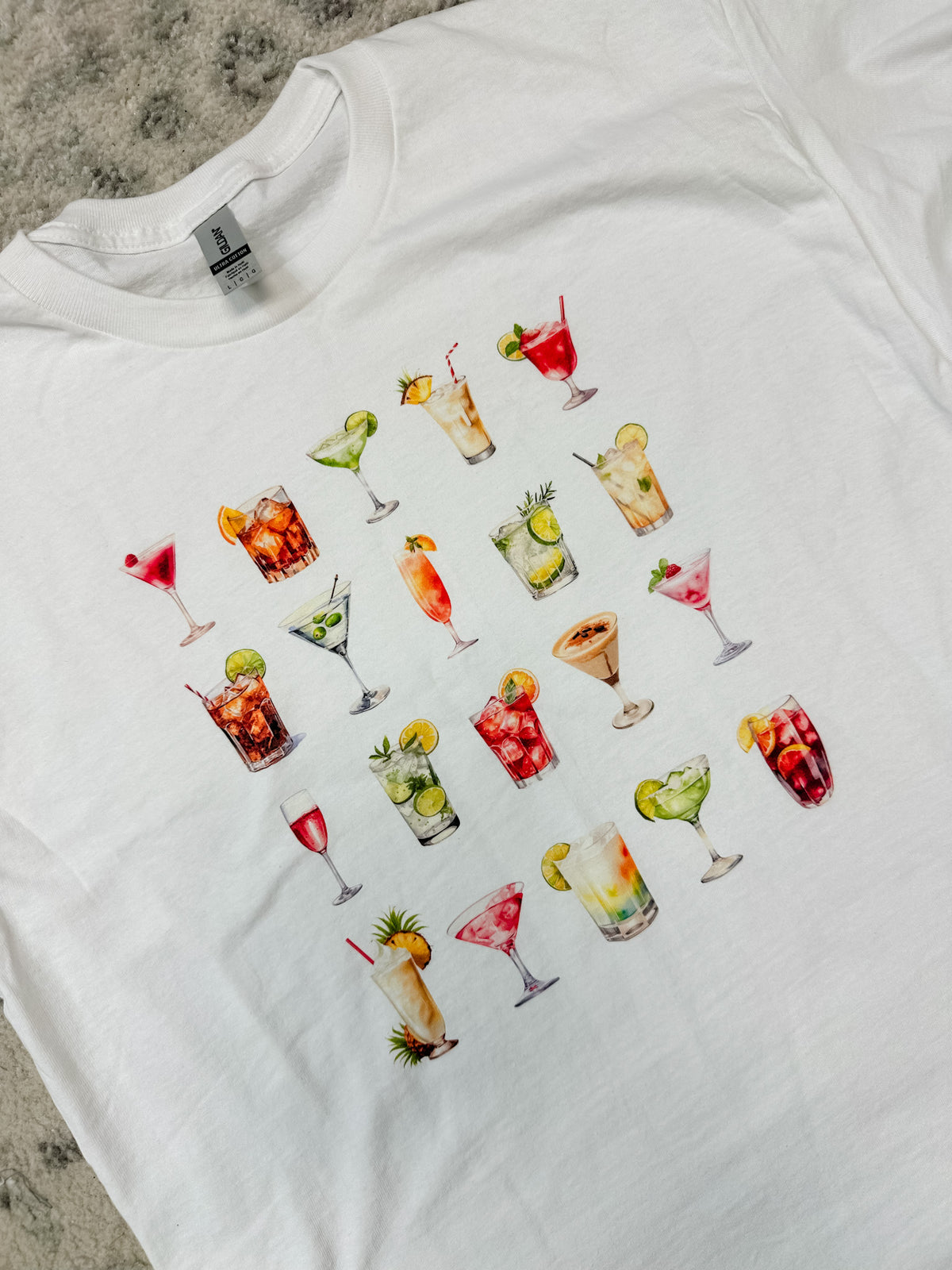 Cocktails Graphic Top