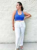 Hard To Handle Off White Relaxed Trouser Pant
