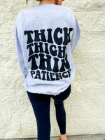 Thin Patience Graphic Sweatshirt