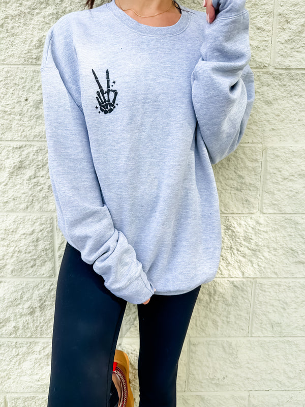 Thin Patience Graphic Sweatshirt