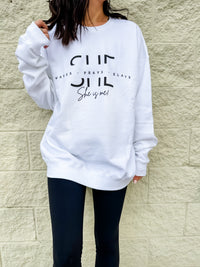 SHE Graphic Sweatshirt