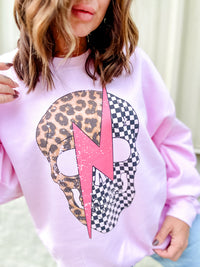 Lightning Skull Graphic Top