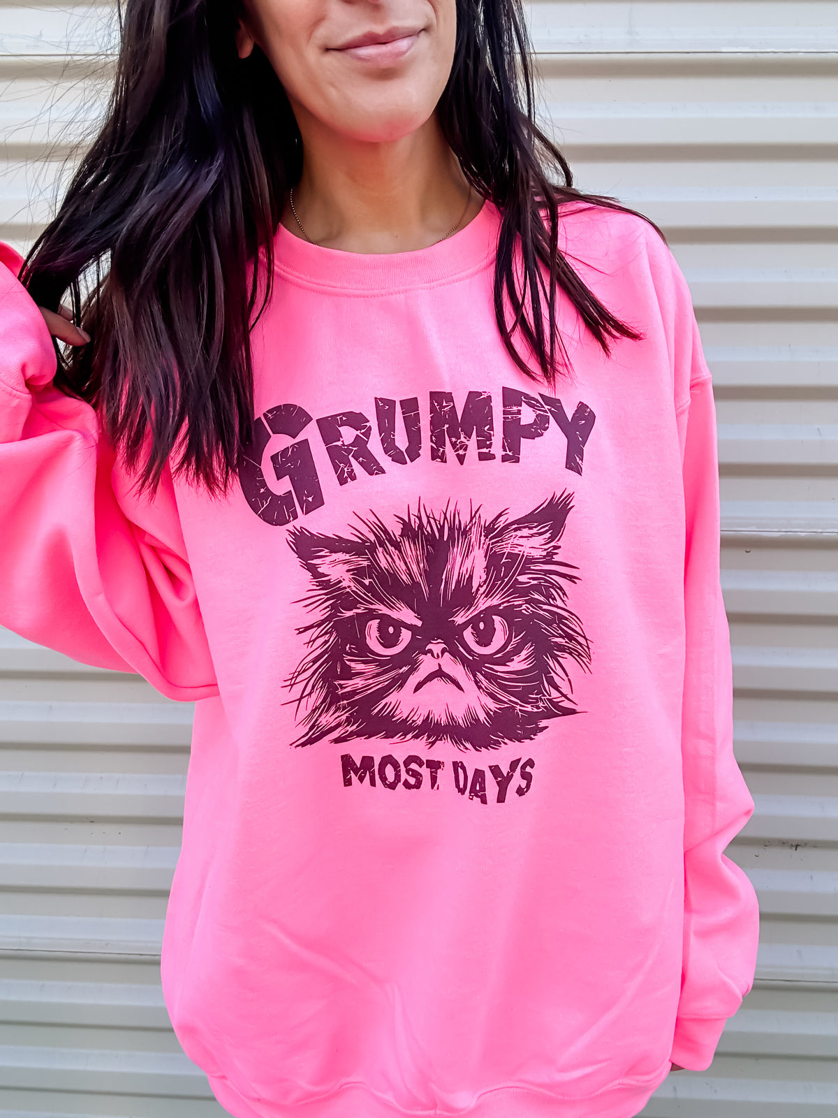 Grumpy Graphic Pullover