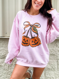 Pumpkin Cherries Graphic Top