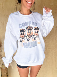 Coffee Run Graphic Top