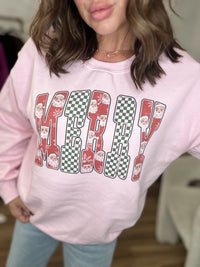 Santa Merry Graphic Top