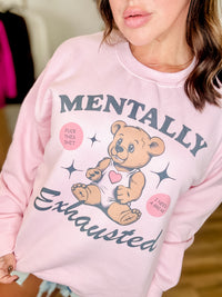 Exhausted Bear Graphic Top