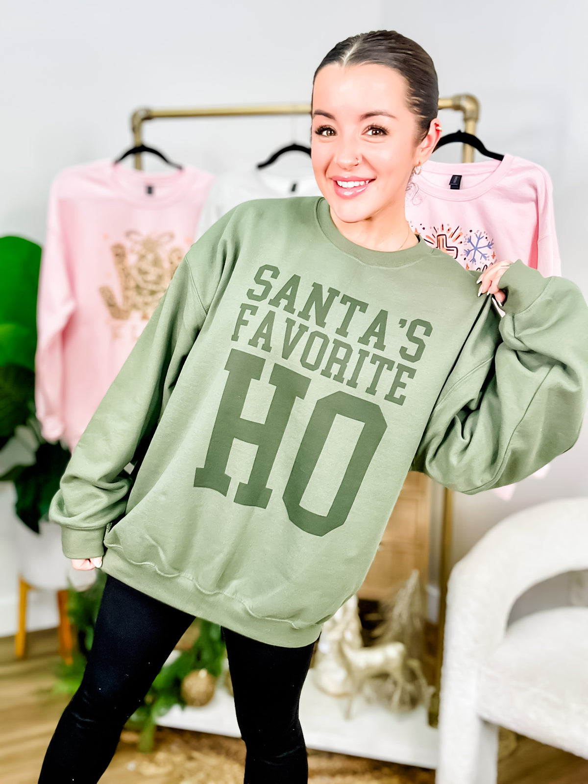 Santa's Favorite Ho Graphic Pullover C.O.C.