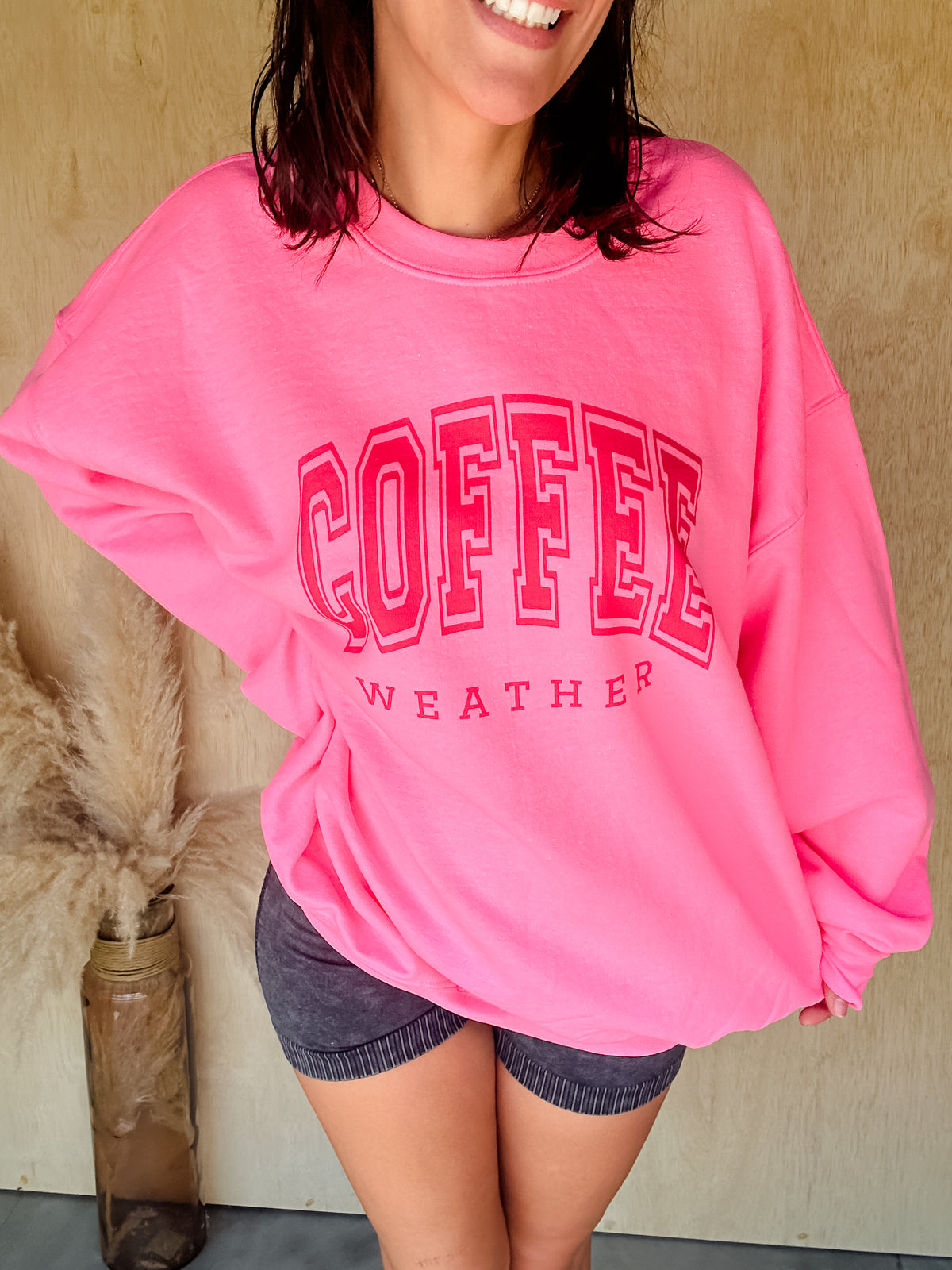 Coffee Weather Graphic Pullover