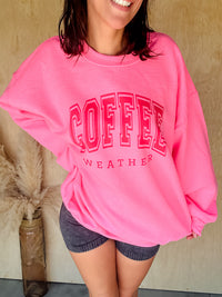 Coffee Weather Graphic Pullover C.O.C.
