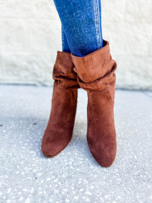 Chestnut Darby Slouchy Bootie