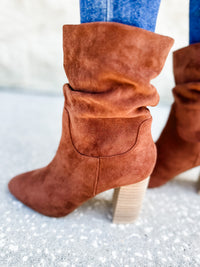 Chestnut Darby Slouchy Bootie