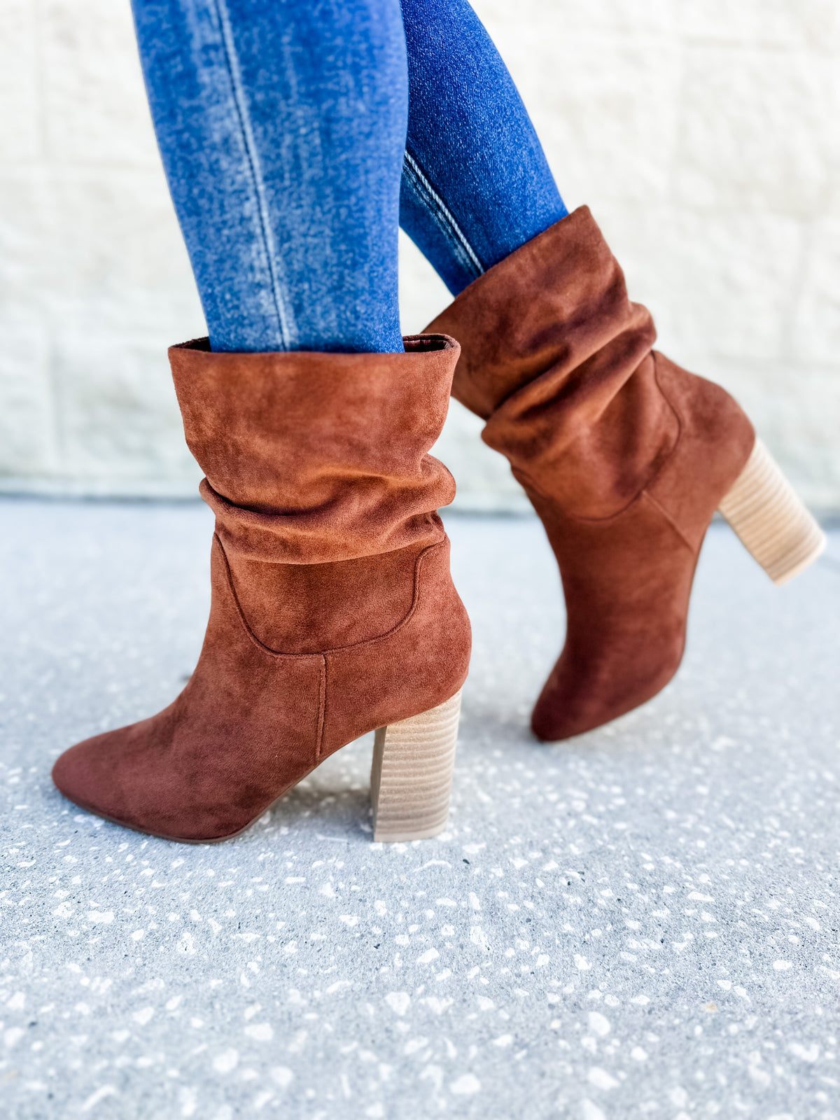 Chestnut Darby Slouchy Bootie