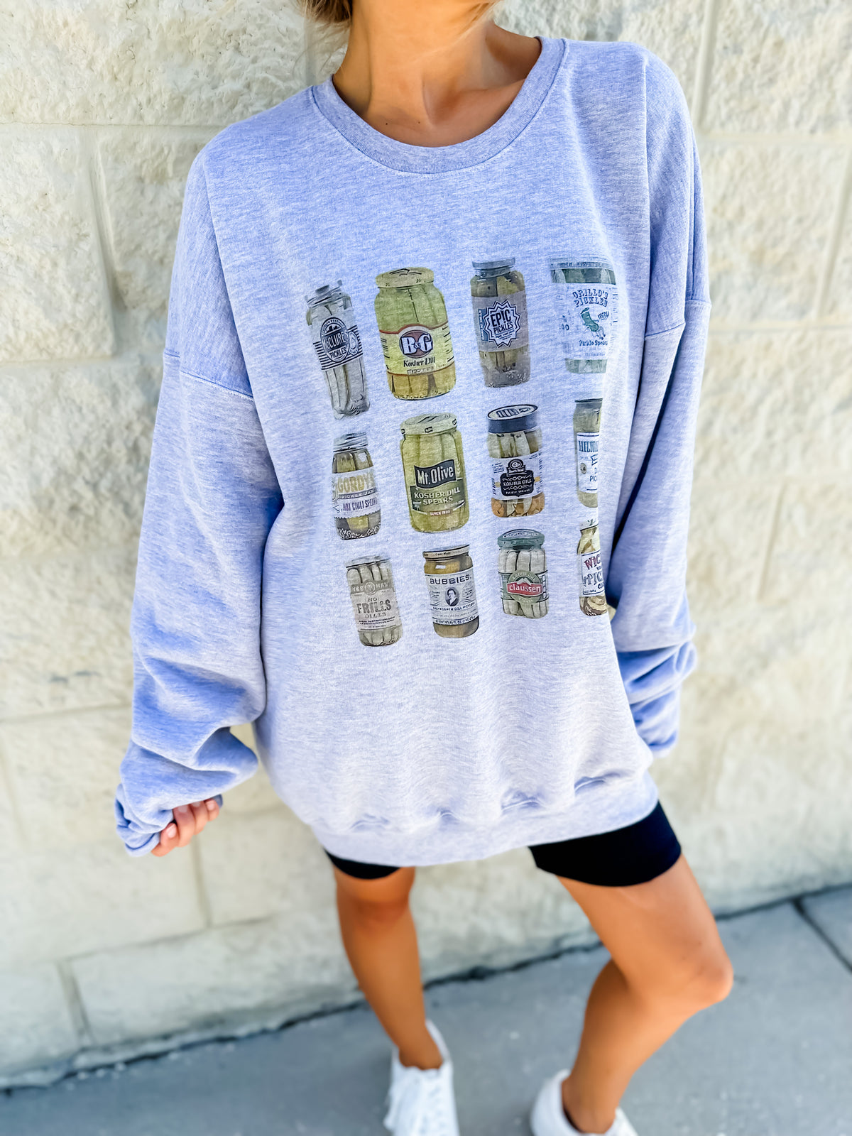 Pickle Lover Graphic Sweatshirt