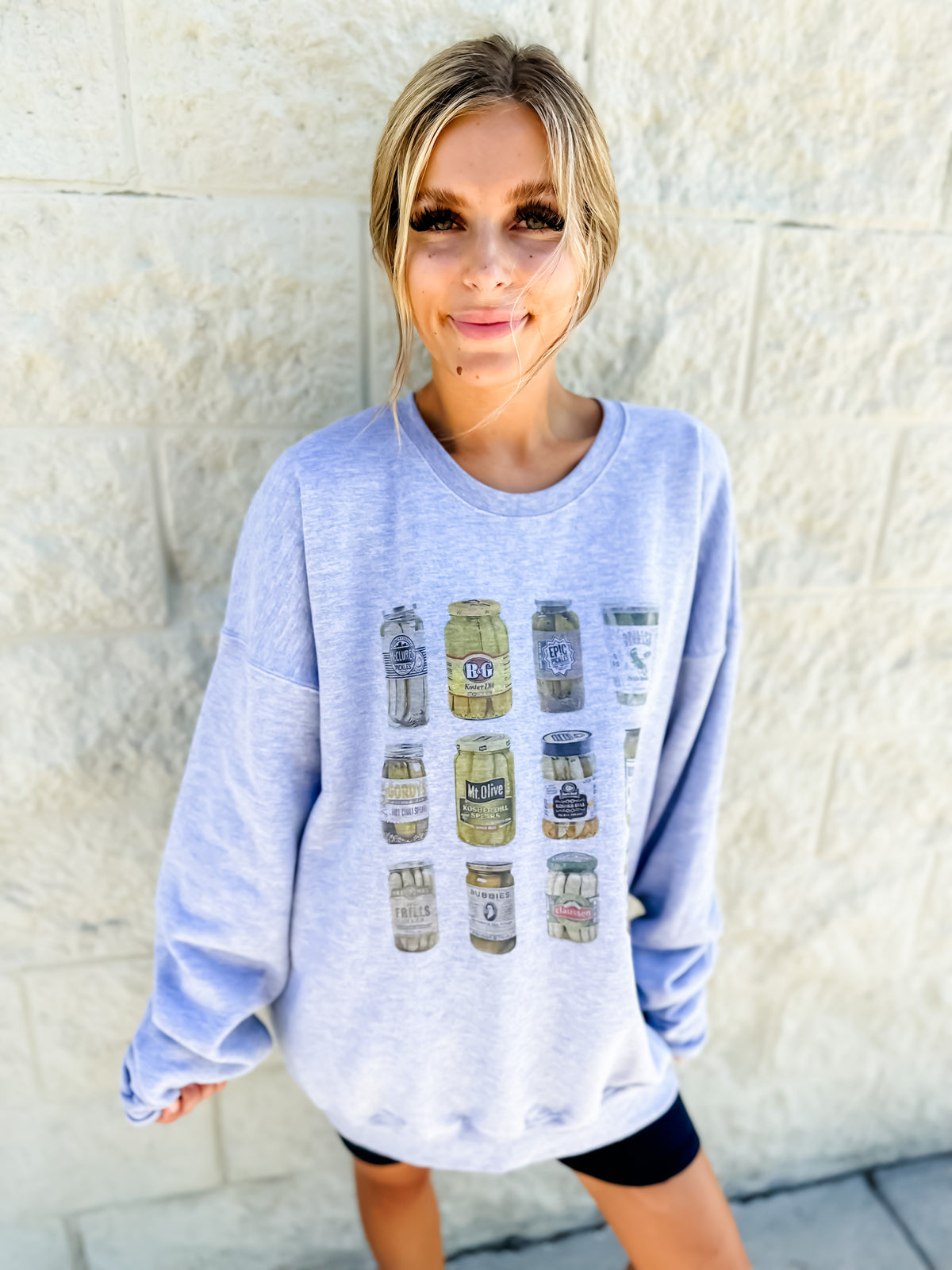 Pickle Lover Graphic Sweatshirt